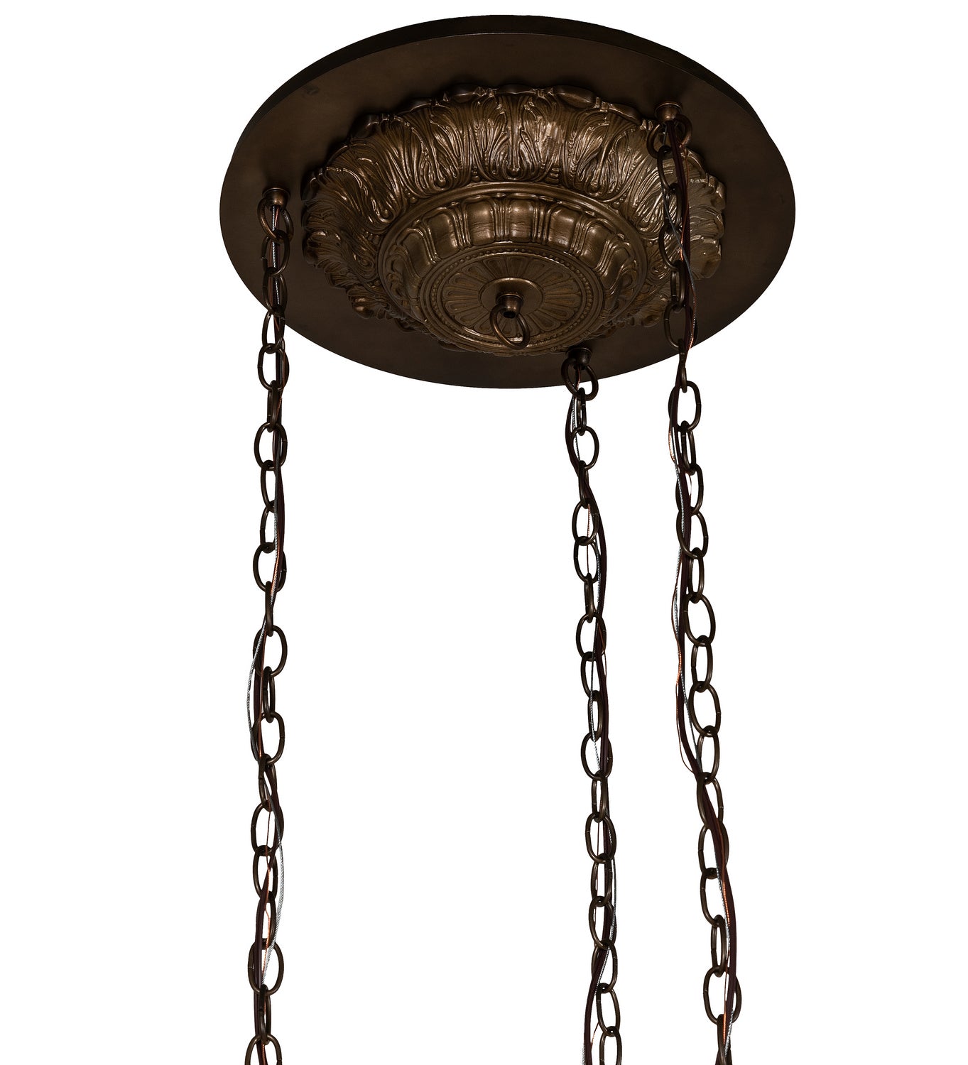 Meyda Tiffany - 239858 - Three Light Pendant - Moravian Star - Antique Copper