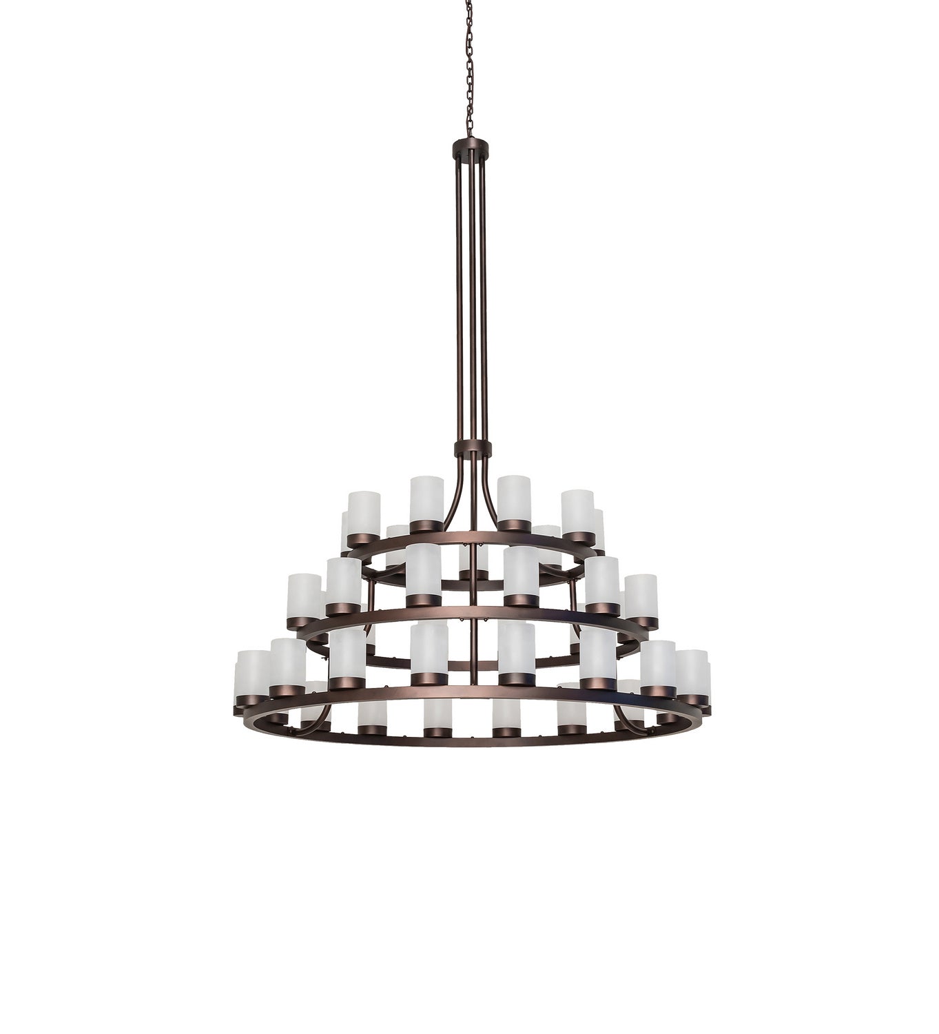 Meyda Tiffany - 247337 - 39 Light Chandelier - Loxley - Mahogany Bronze