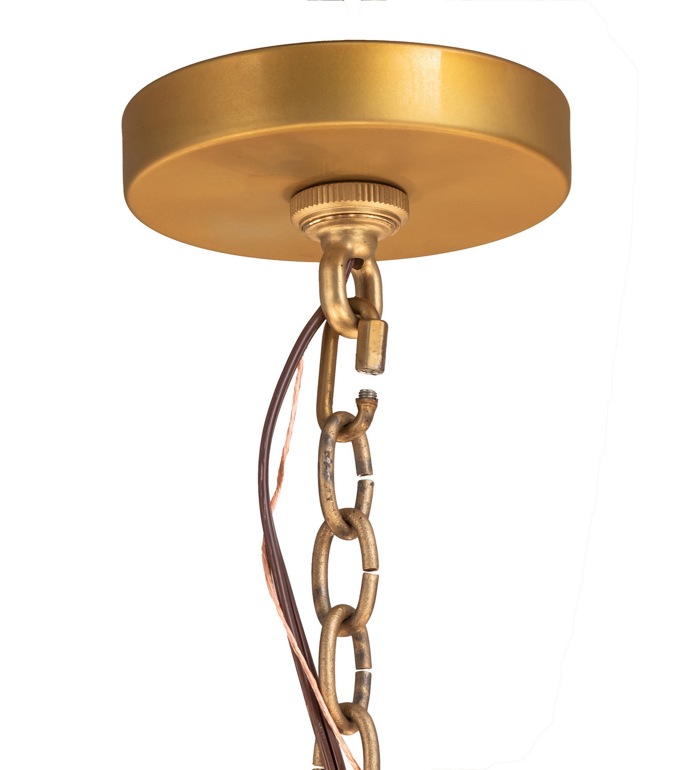 Meyda Tiffany - 249104 - 15 Light Chandelier - Toby - Matte Gold Over Chrome