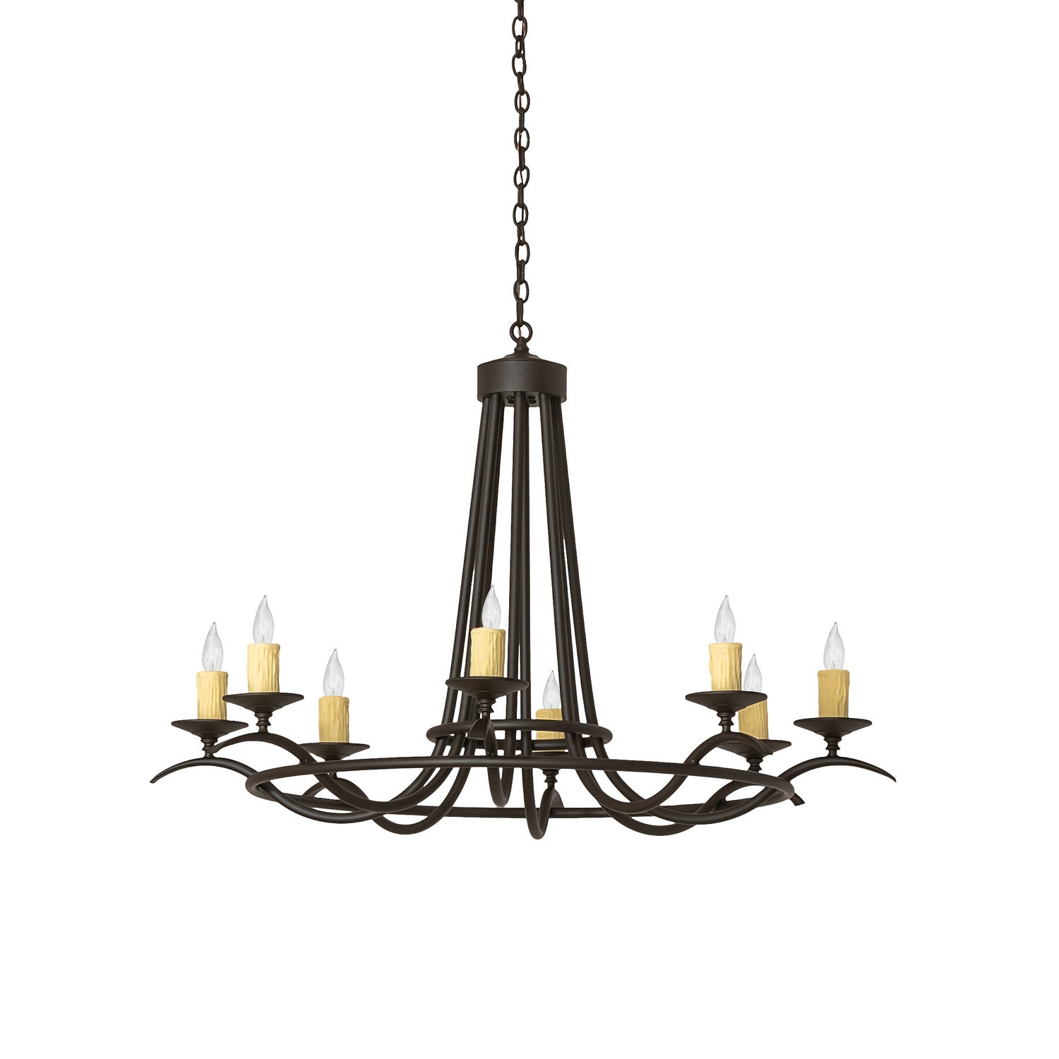 Meyda Tiffany - 250352 - Eight Light Chandelier - Octavia - Oil Rubbed Bronze