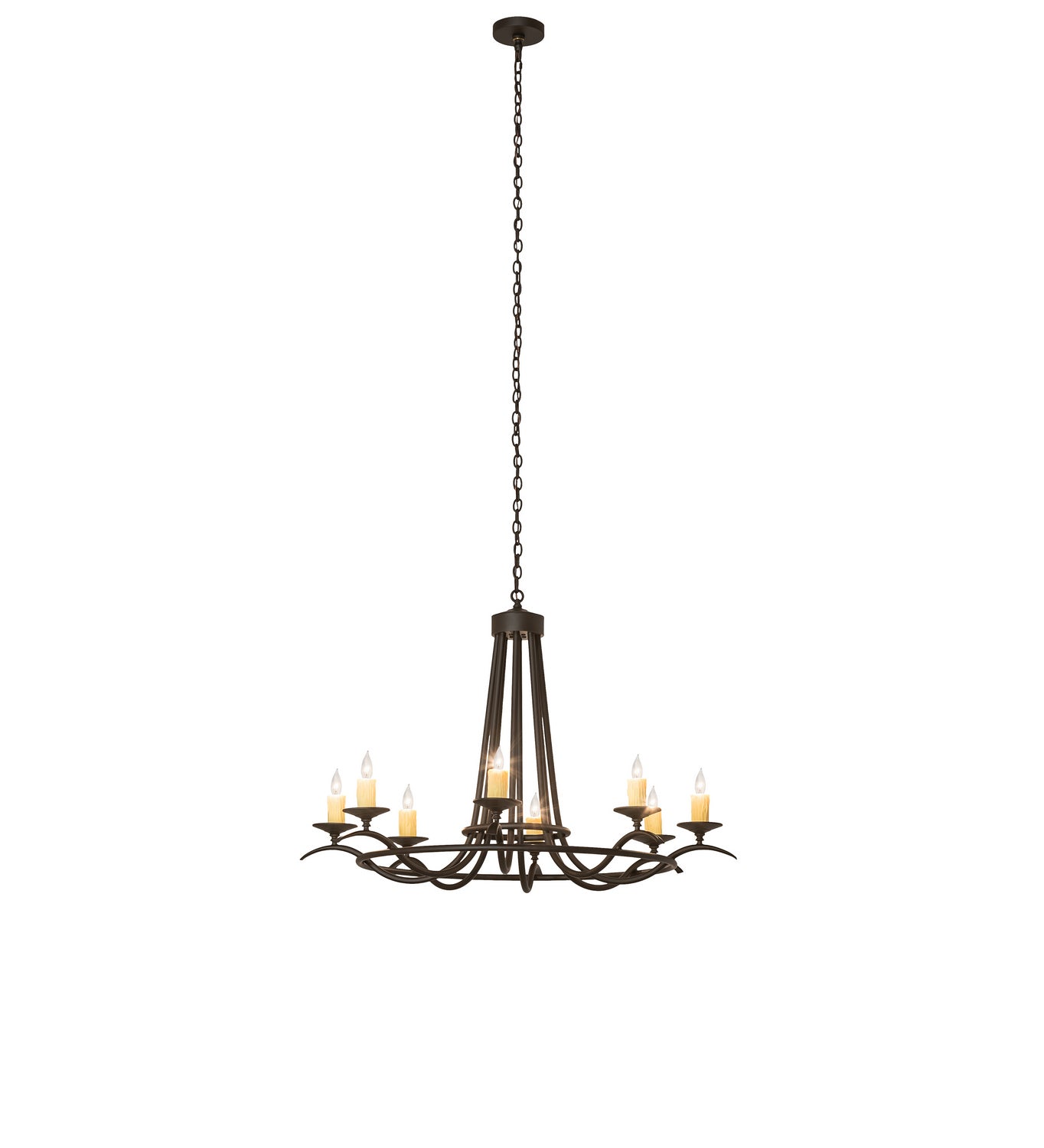 Meyda Tiffany - 250352 - Eight Light Chandelier - Octavia - Oil Rubbed Bronze