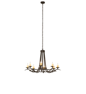 Meyda Tiffany - 250352 - Eight Light Chandelier - Octavia - Oil Rubbed Bronze