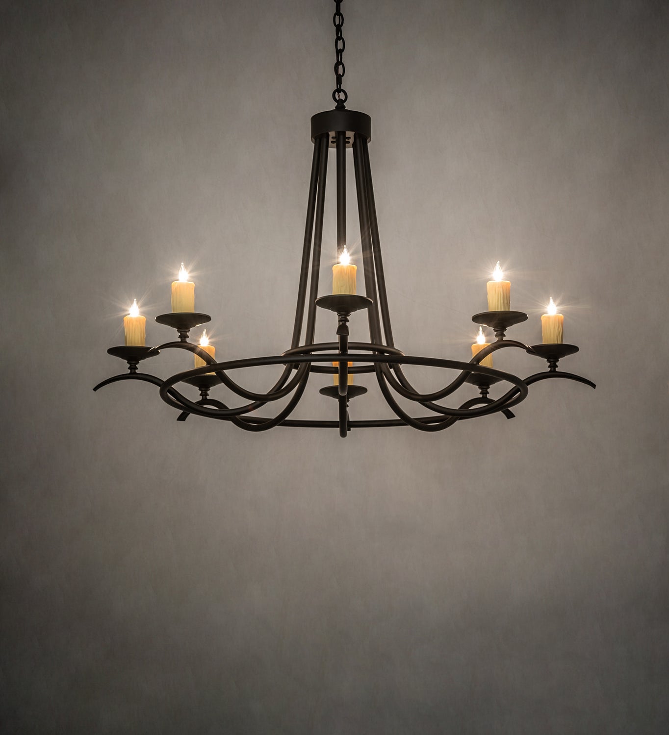 Meyda Tiffany - 250352 - Eight Light Chandelier - Octavia - Oil Rubbed Bronze