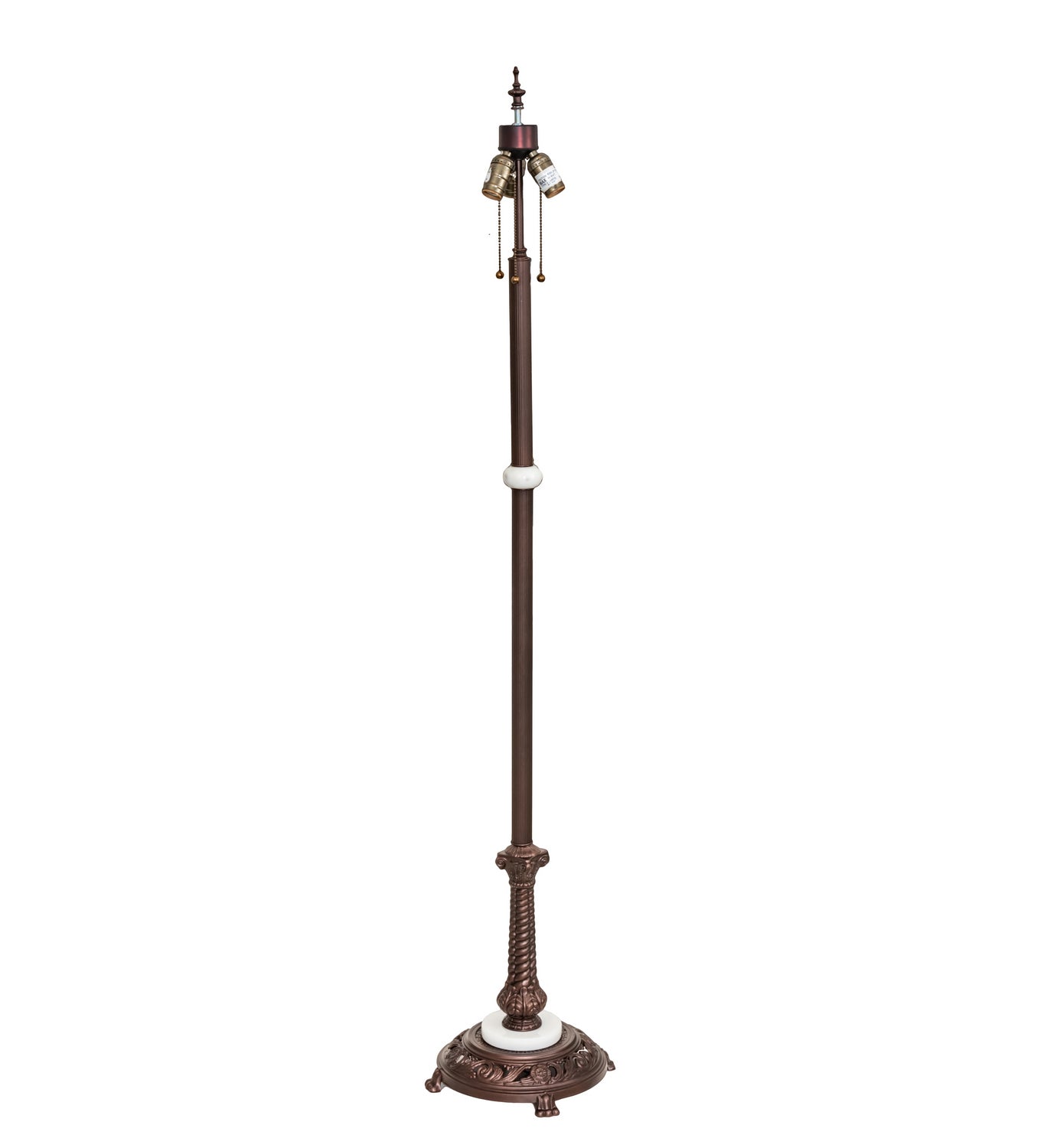 Meyda Tiffany - 252397 - Three Light Floor Lamp - Poker Face - Mahogany Bronze