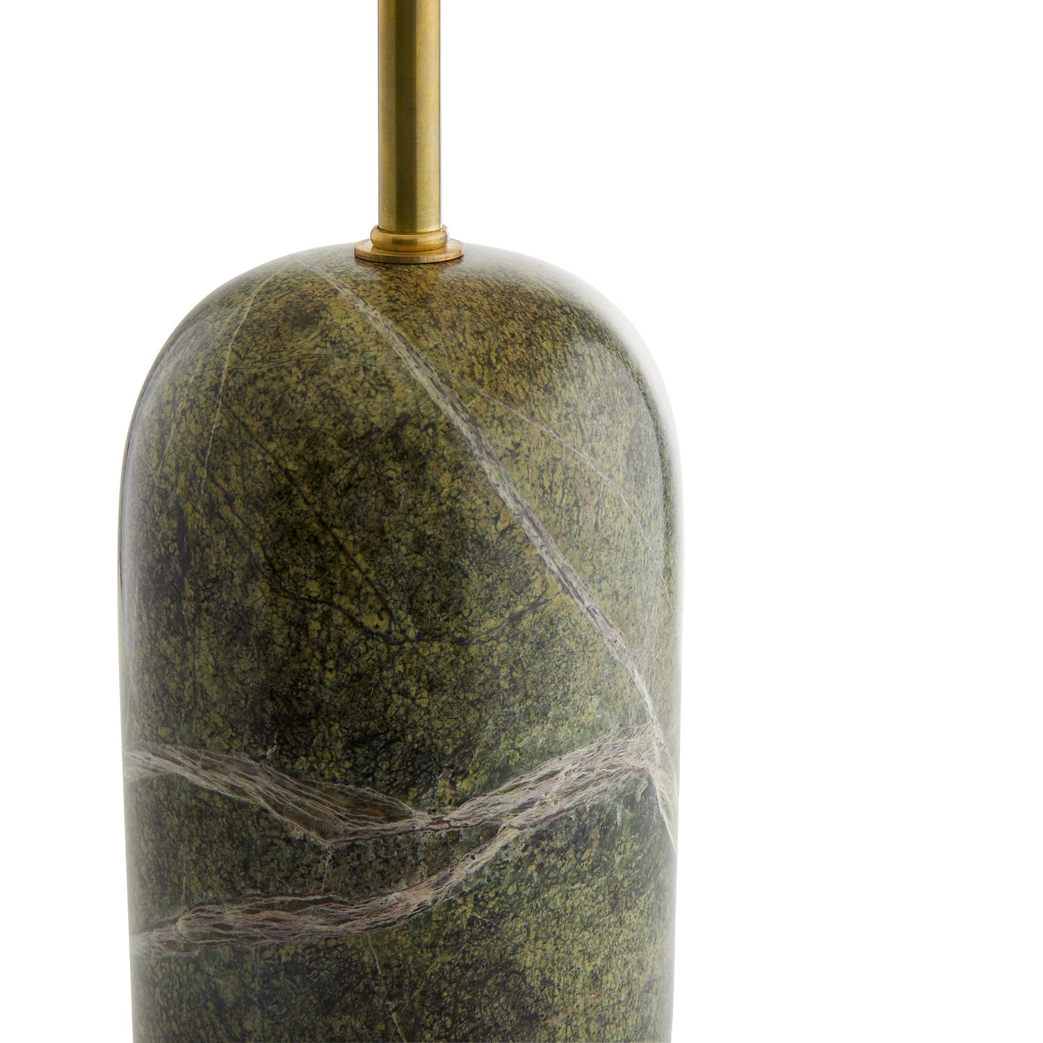 Arteriors - 44757-530 - One Light Table Lamp - Mendoza - Jungle Marble/Antique Brass