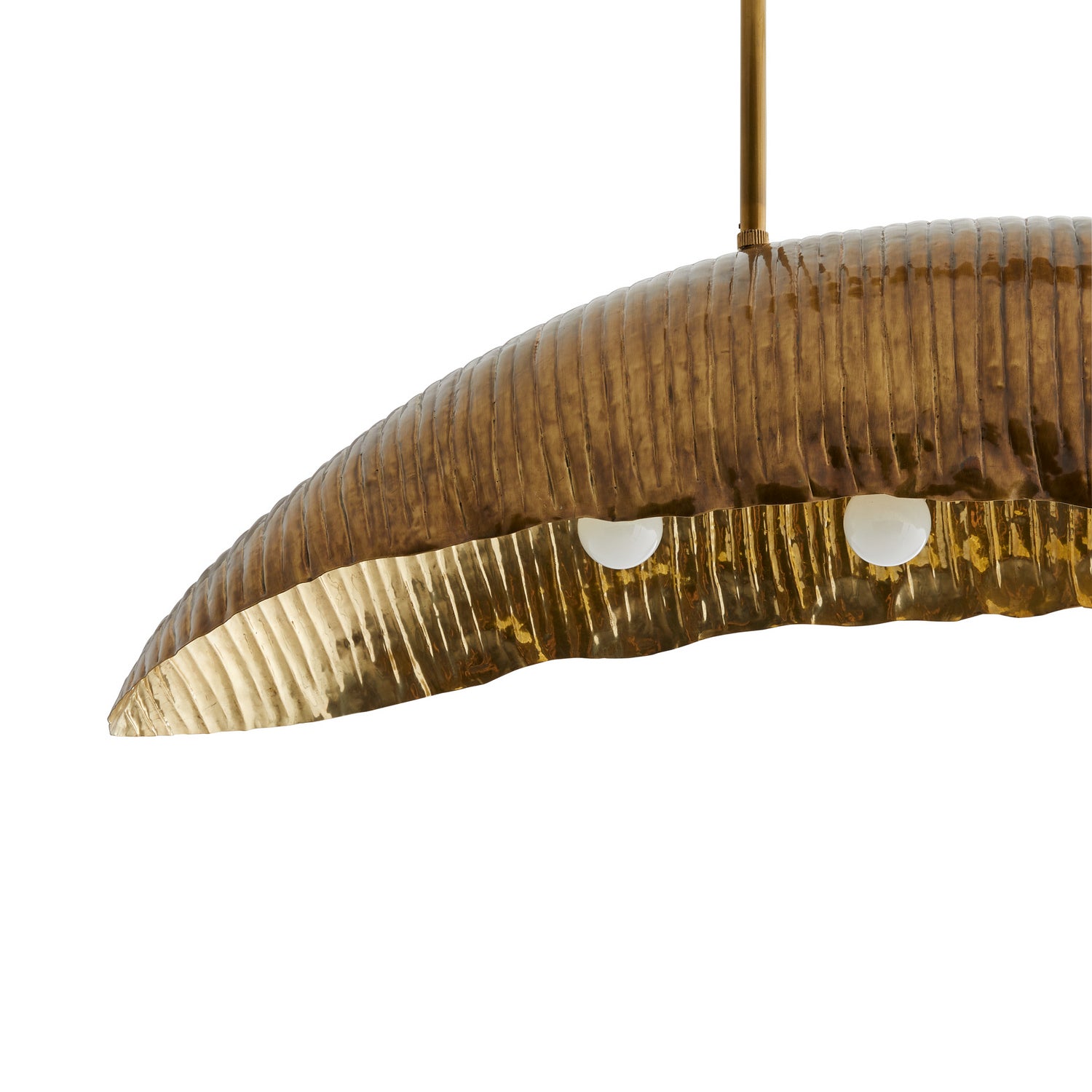 Arteriors - 44789 - Four Light Pendant - Ozark - Vintage Brass