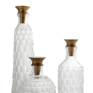 Arteriors - 4593 - Decanters, Set of 3 - Macklin - Frosted