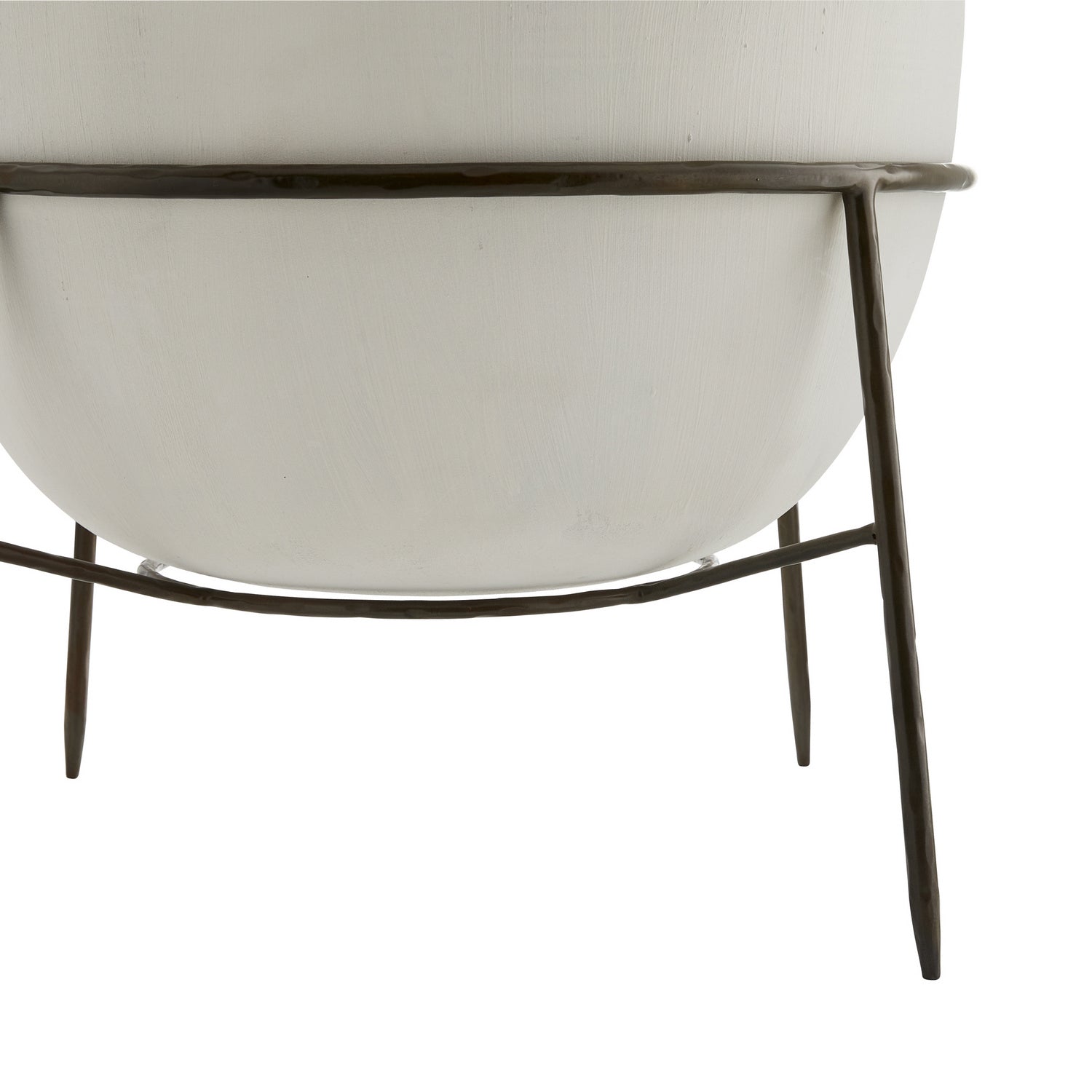 Arteriors - 4644 - Floor Urn - Marcello - Matte White