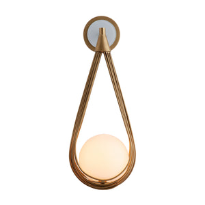 Arteriors - 49826 - One Light Wall Sconce - Ova - Antique Brass