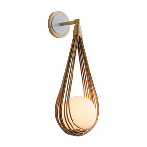 Arteriors - 49826 - One Light Wall Sconce - Ova - Antique Brass