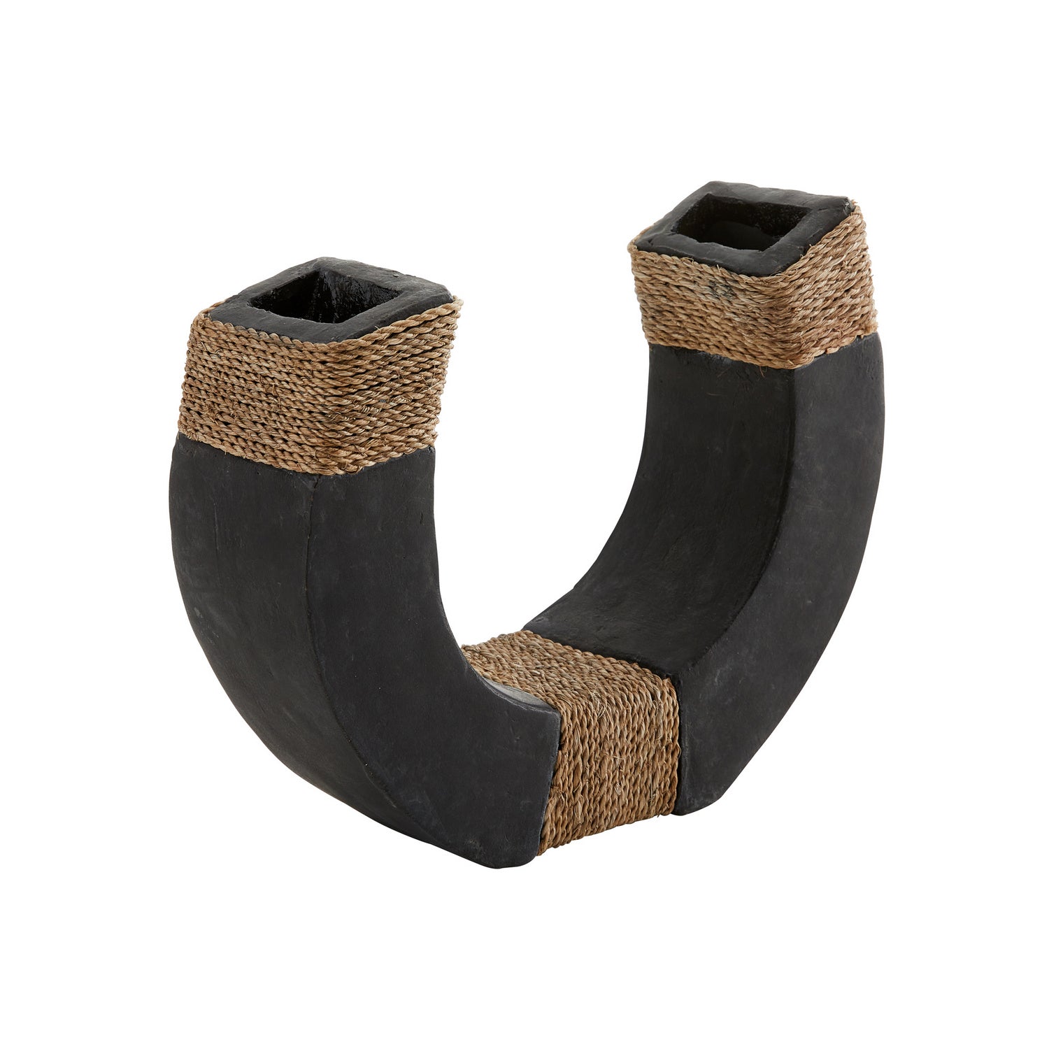 Arteriors - 5675 - Sculptures, Set of 2 - Nesbits - Matte Charcoal