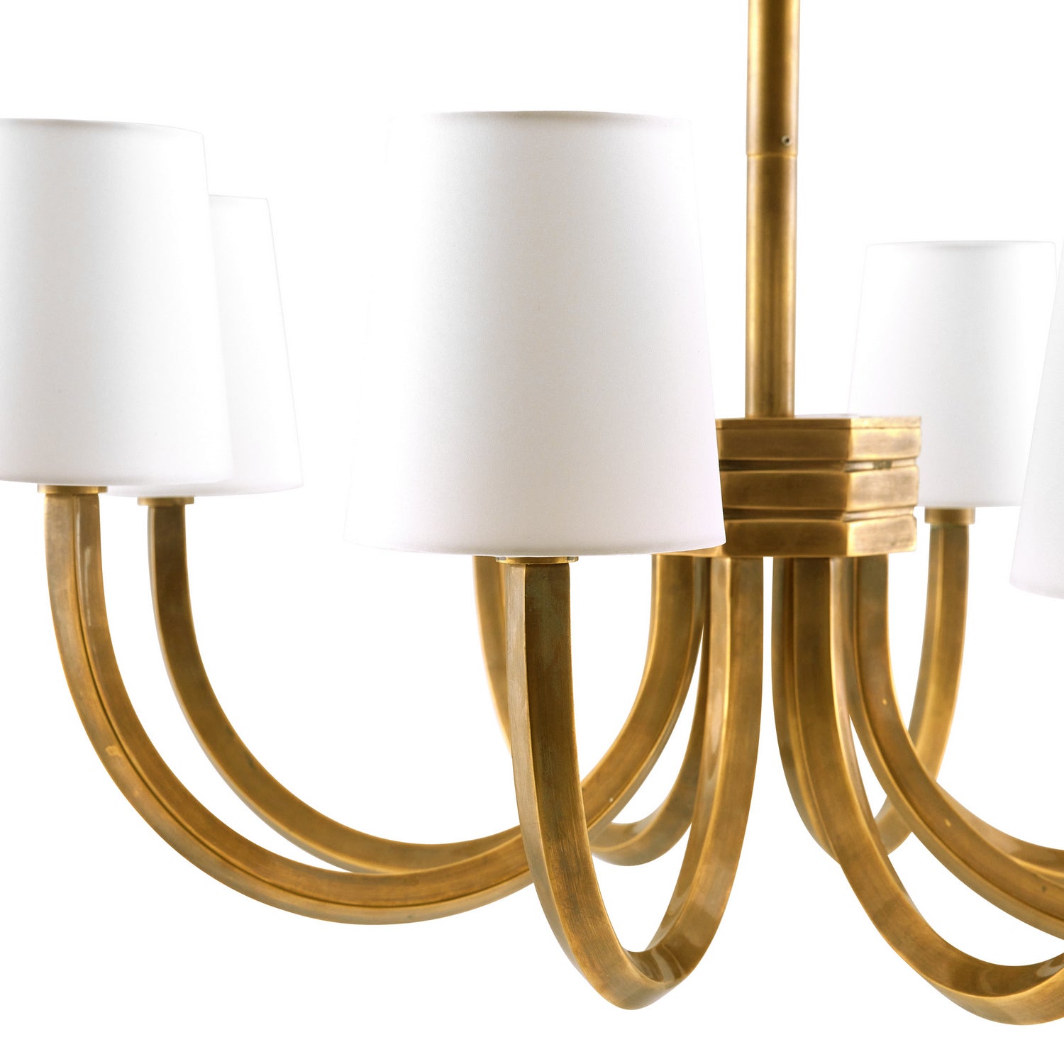 Arteriors - DJ42000 - Eight Light Chandelier - Gaetano - Vintage Brass