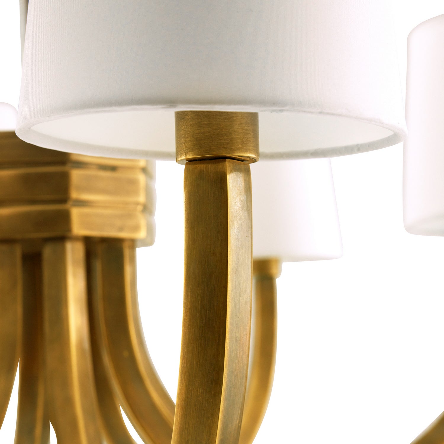 Arteriors - DJ42000 - Eight Light Chandelier - Gaetano - Vintage Brass