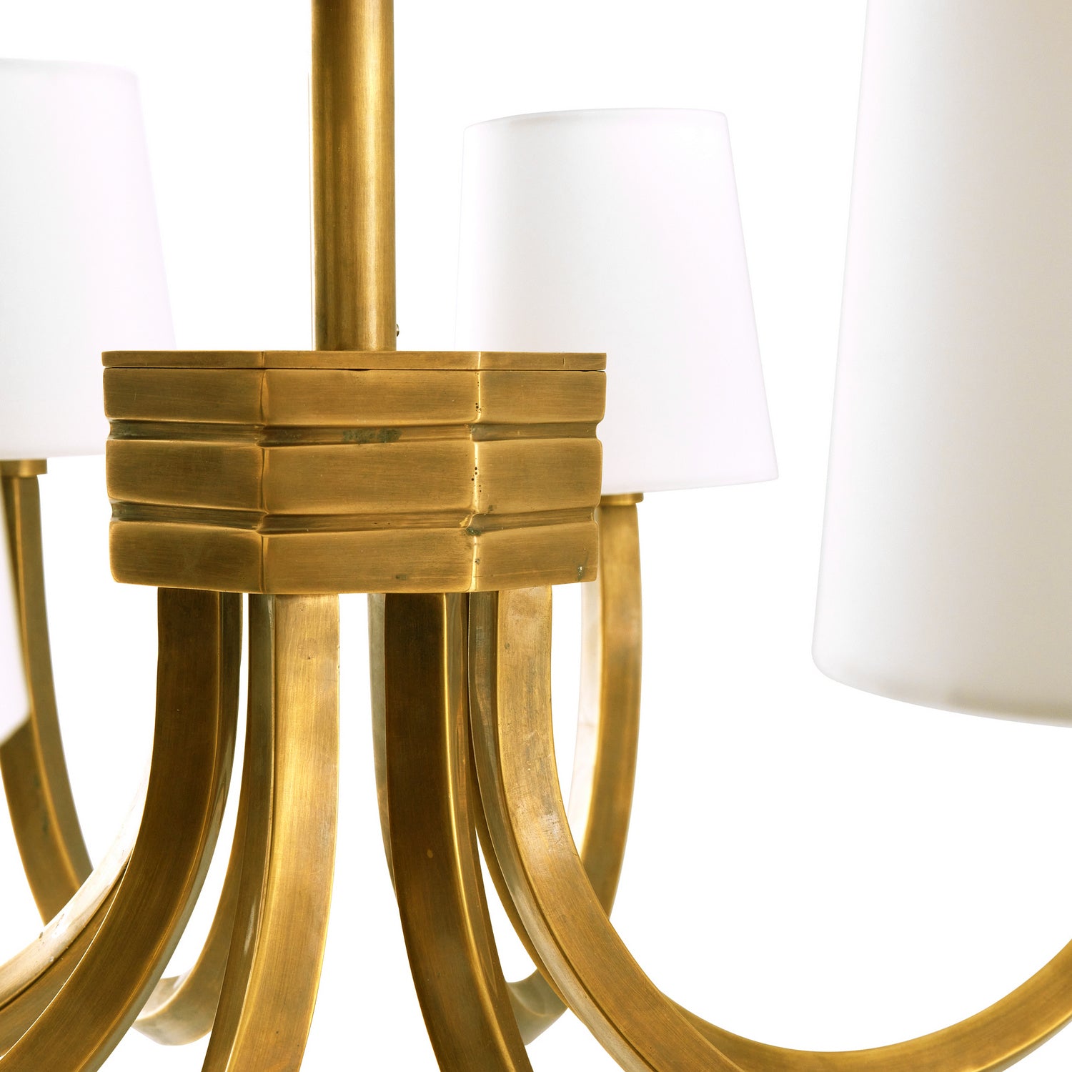 Arteriors - DJ42000 - Eight Light Chandelier - Gaetano - Vintage Brass