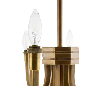 Arteriors - DJ42000 - Eight Light Chandelier - Gaetano - Vintage Brass