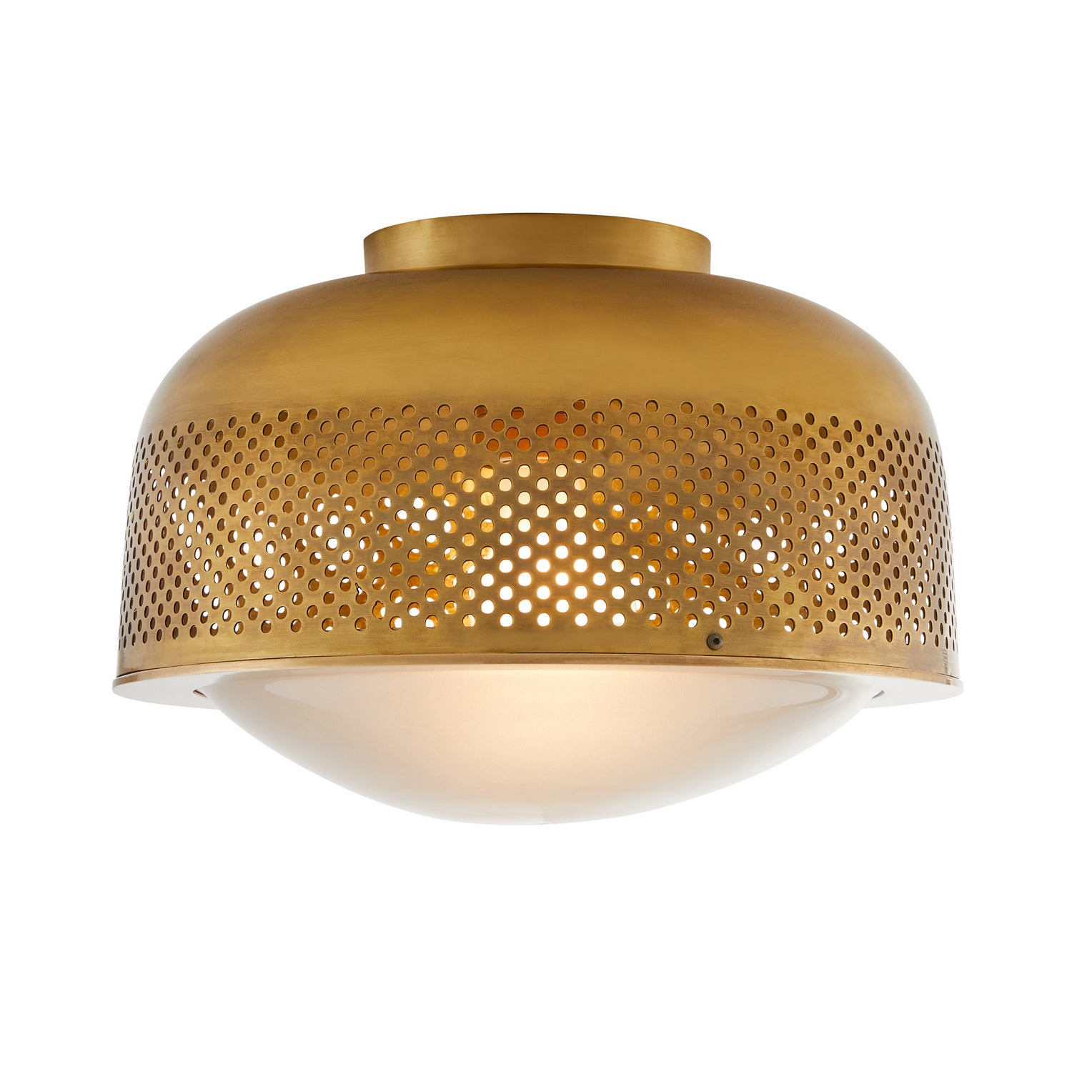 Arteriors - DJ42001 - One Light Flush Mount - Tapio - Vintage Brass