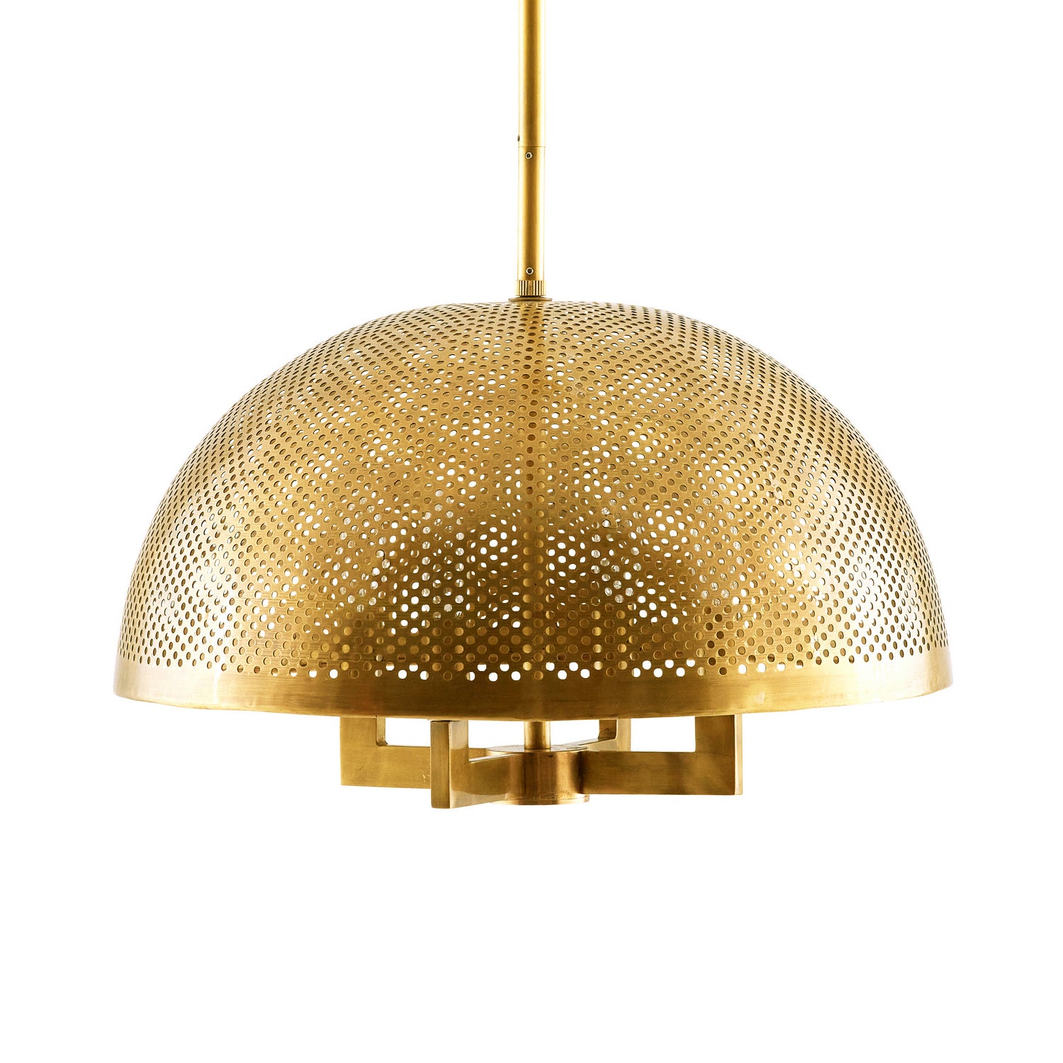 Arteriors - DJ42002 - Four Light Pendant - Tapio - Vintage Brass