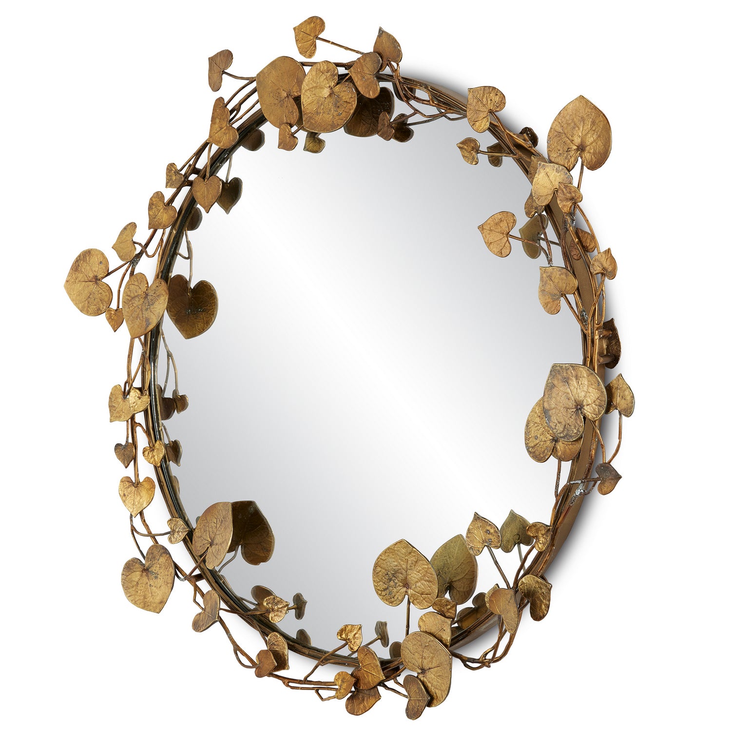 Currey and Company - 1000-0116 - Mirror - Vinna - Antique Brass/Mirror