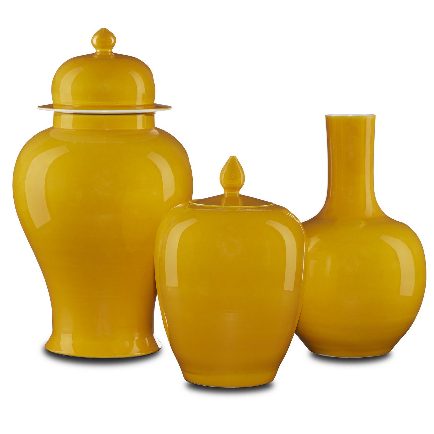 Currey and Company - 1200-0579 - Jar - Imperial - Yellow