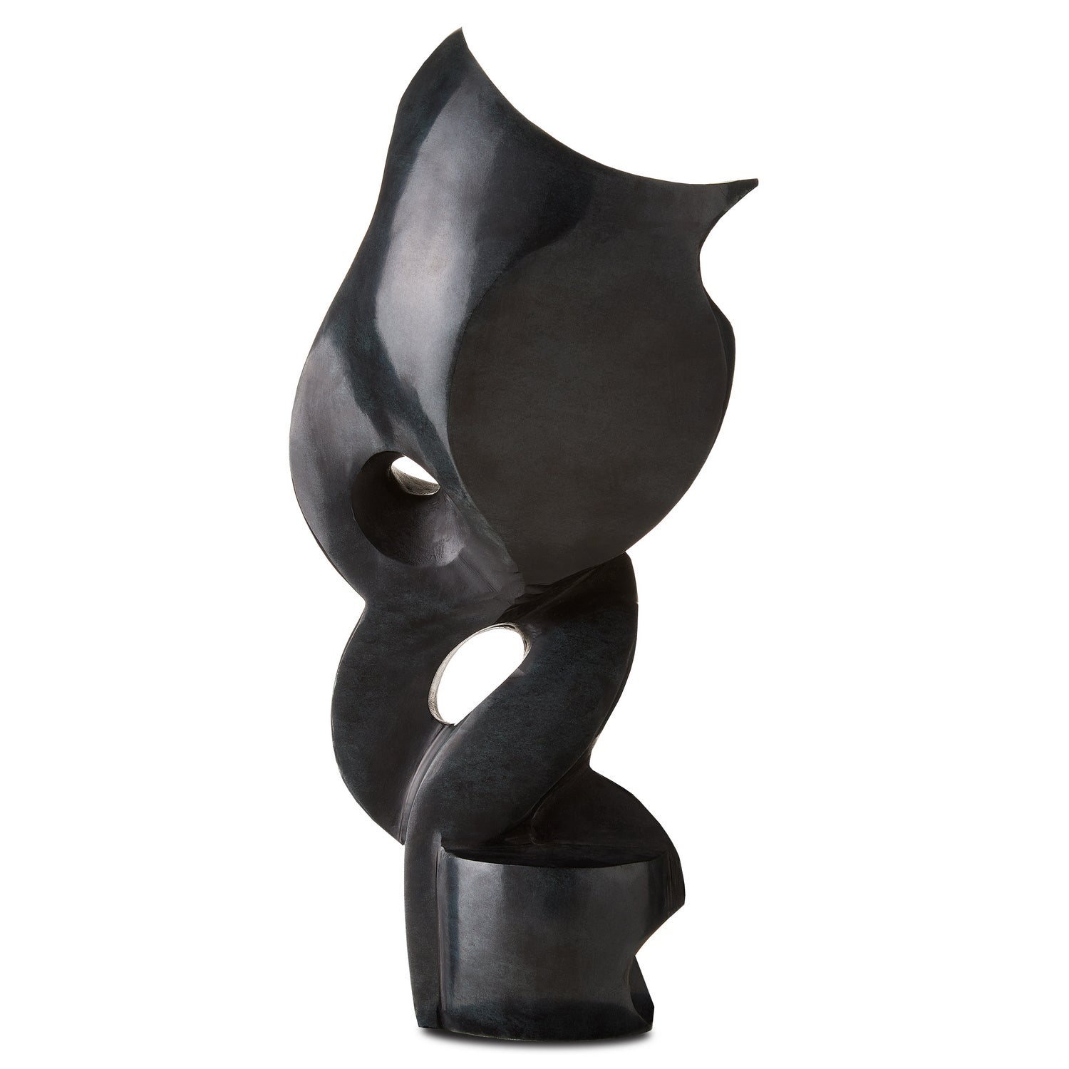 Currey and Company - 1200-0596 - Sculpture - Roland - Polished Gray