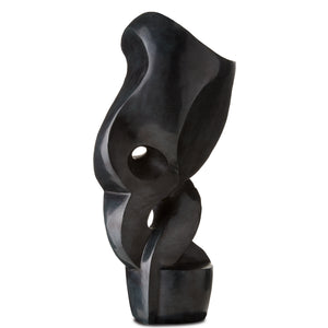 Currey and Company - 1200-0596 - Sculpture - Roland - Polished Gray