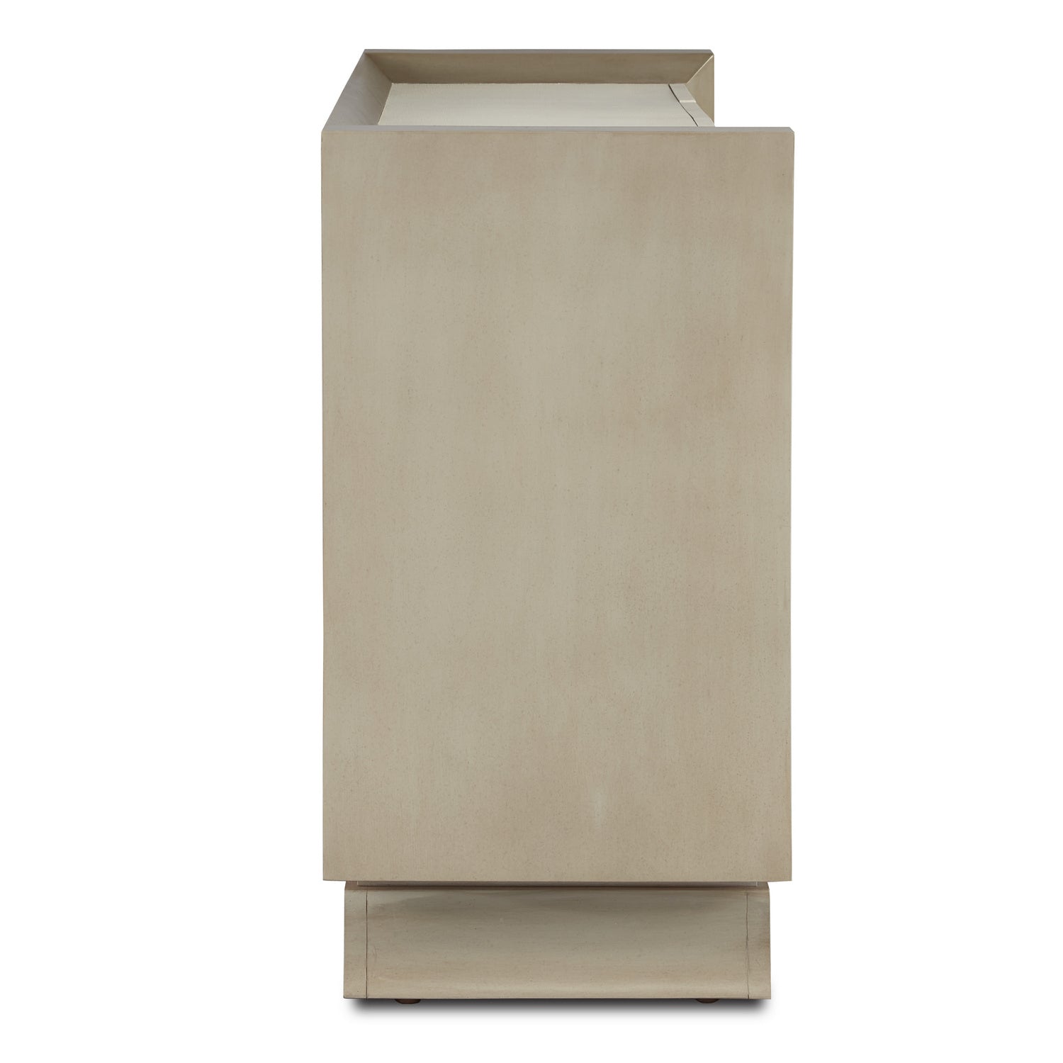 Currey and Company - 3000-0212 - Credenza - Barry Goralnick - Oyster Gray/Cream/Brushed Polished Brass