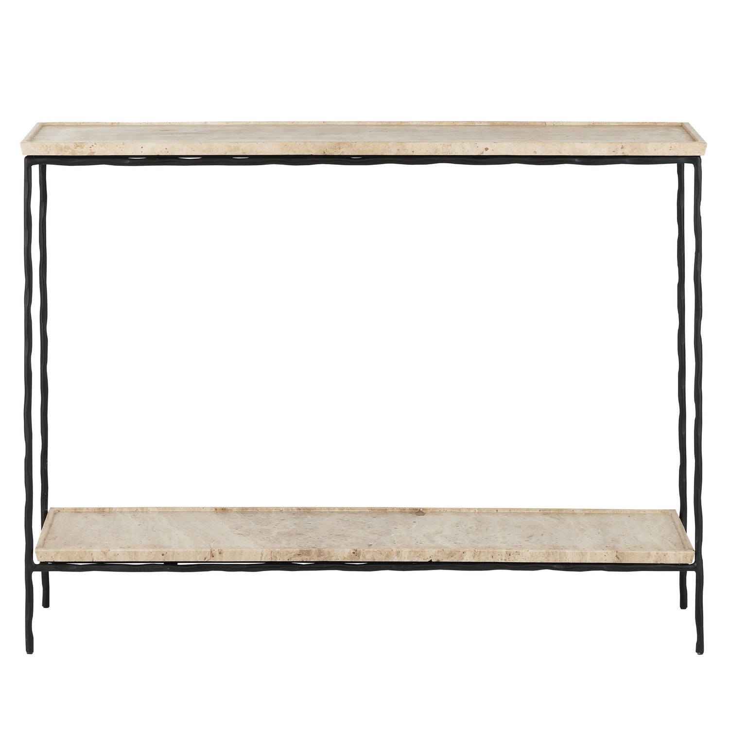 Currey and Company - 4000-0137 - Console Table - Boyles - Natural/Black