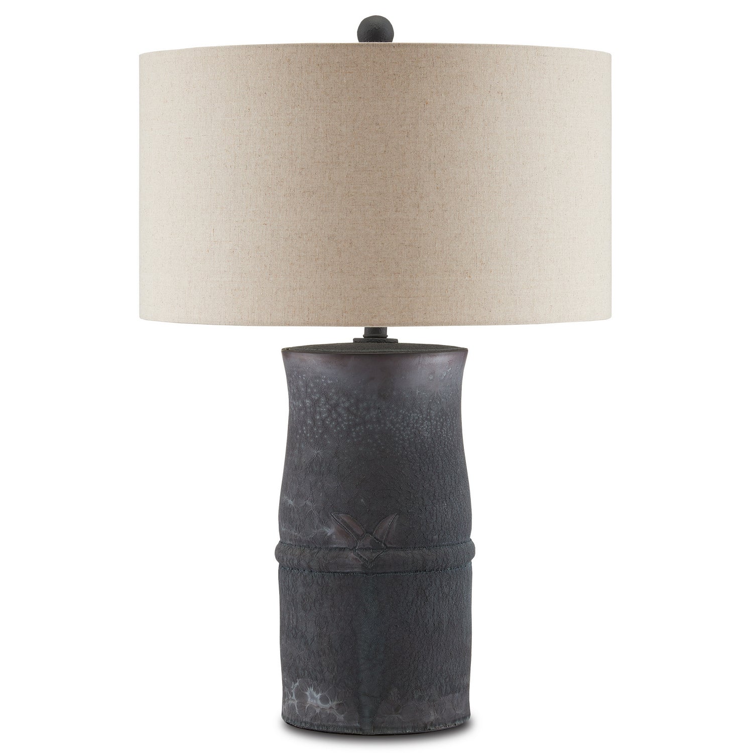 Currey and Company - 6000-0779 - One Light Table Lamp - Croft - Charcoal