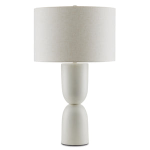 Currey and Company - 6000-0794 - One Light Table Lamp - Linz - White