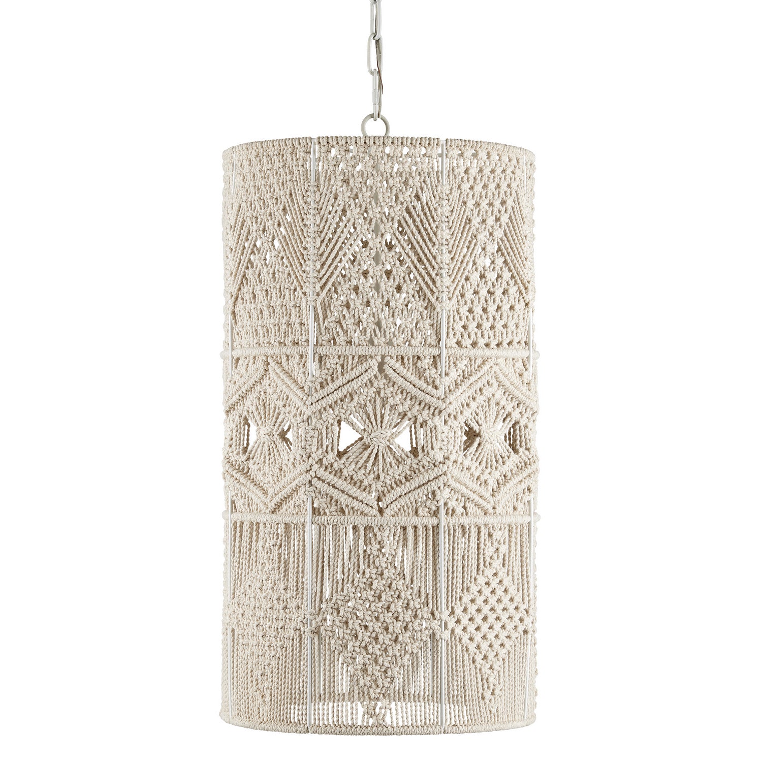 Currey and Company - 9000-0916 - One Light Pendant - Mod - Natural/Whitewash