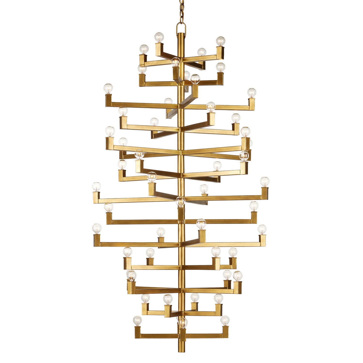 Currey and Company - 9000-0918 - 52 Light Chandelier - Andre - Brass