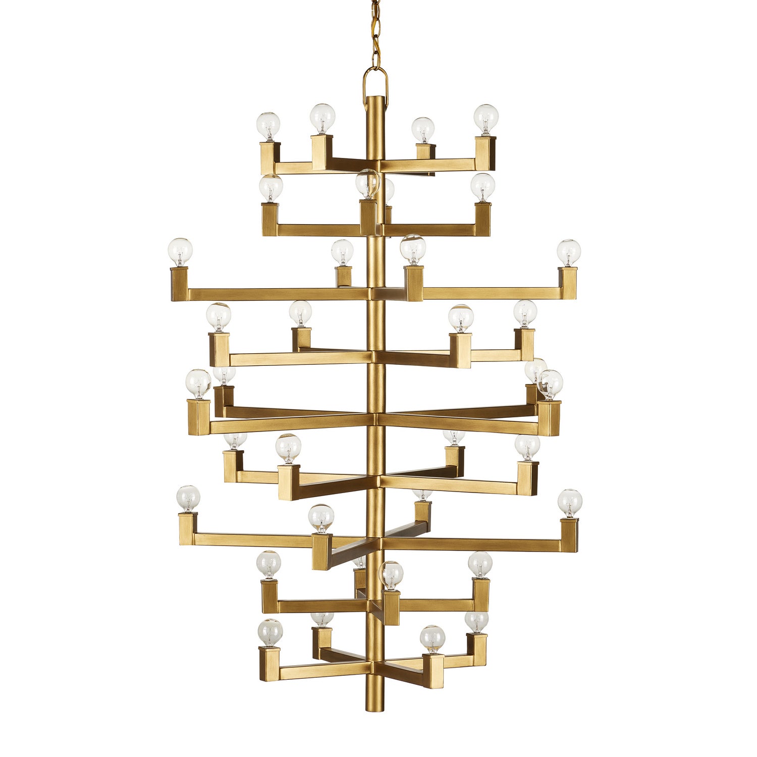 Currey and Company - 9000-0919 - 36 Light Chandelier - Andre - Brass