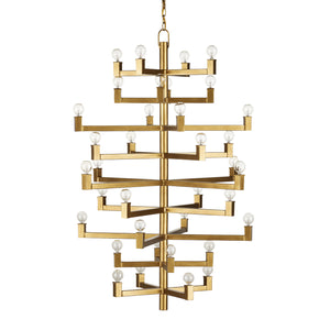 Currey and Company - 9000-0919 - 36 Light Chandelier - Andre - Brass