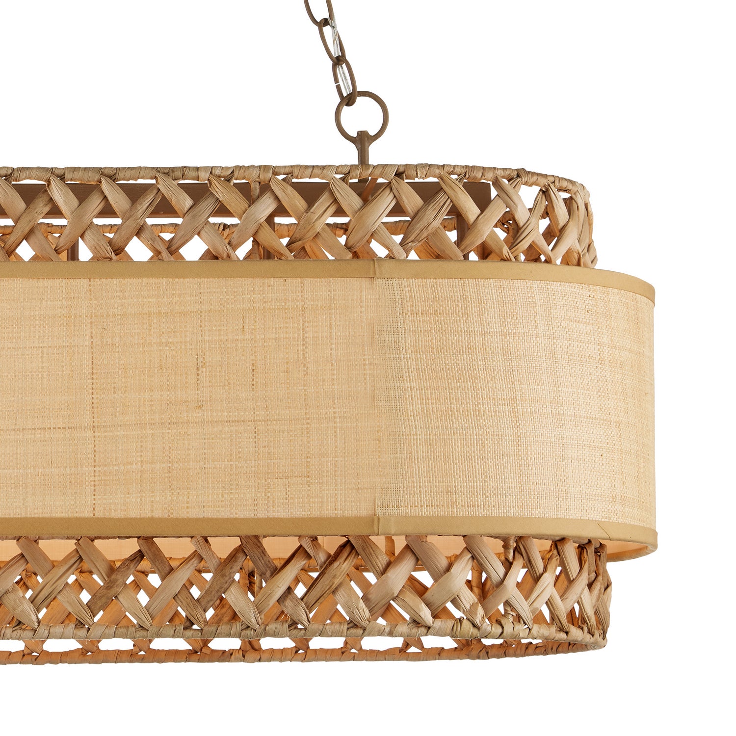 Currey and Company - 9000-0927 - Six Light Chandelier - Isola - Khaki/Natural