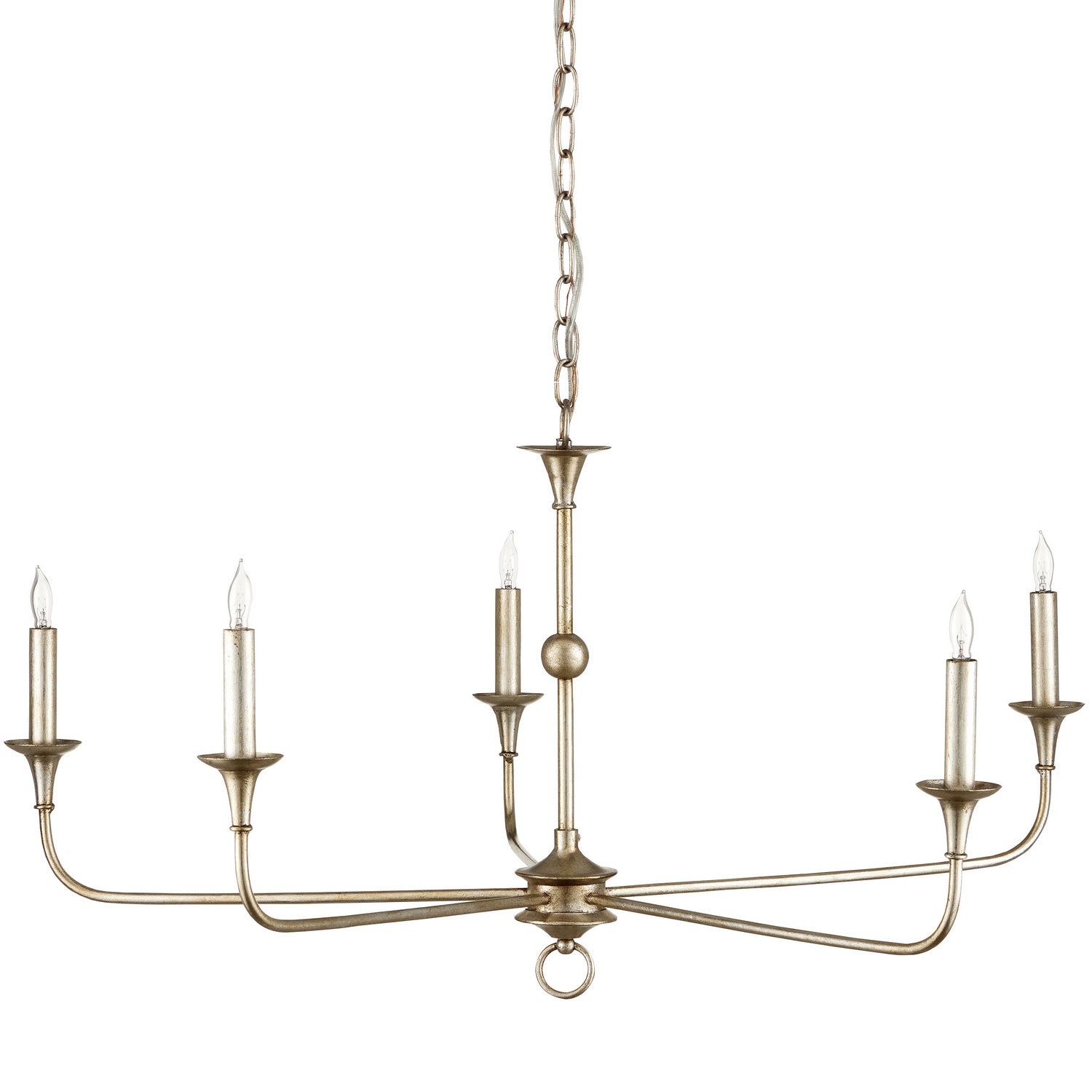 Currey and Company - 9000-0933 - Five Light Chandelier - Nottaway - Champagne