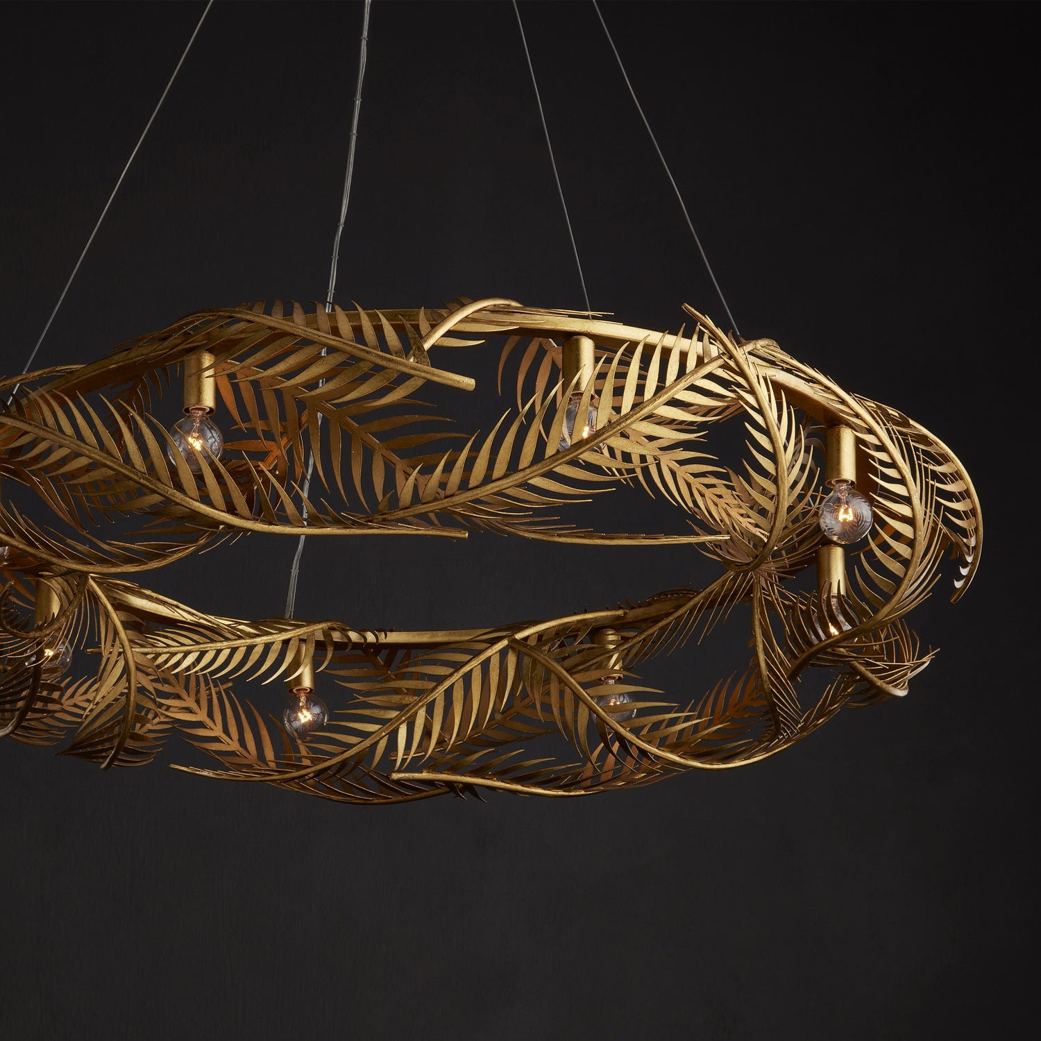 Currey and Company - 9000-0937 - Eight Light Chandelier - Aviva Stanoff - Contemporary Gold Leaf/Painted Contemporary Gold