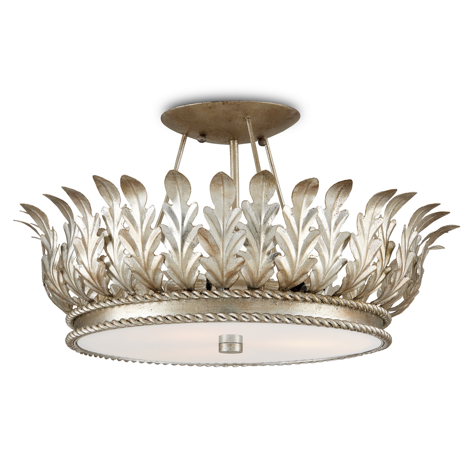 Currey and Company - 9000-0950 - Three Light Semi-Flush Mount - Bunny Williams - Champagne