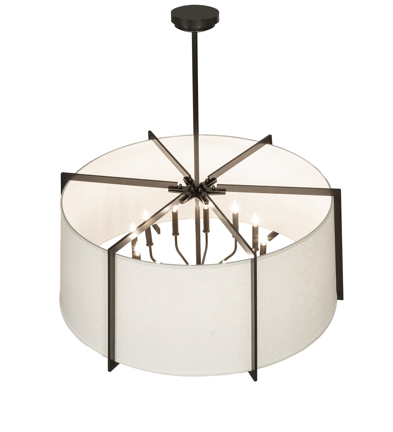 Meyda Tiffany - 243107 - LED Pendant - Cilindro Structure - Timeless Bronze