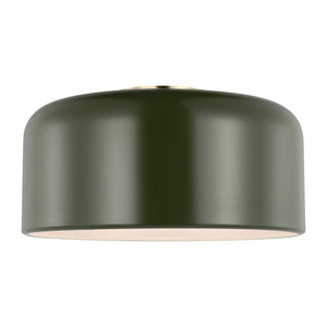 Visual Comfort Studio - 7605401EN3-145 - LED Flush Mount - Malone - Olive