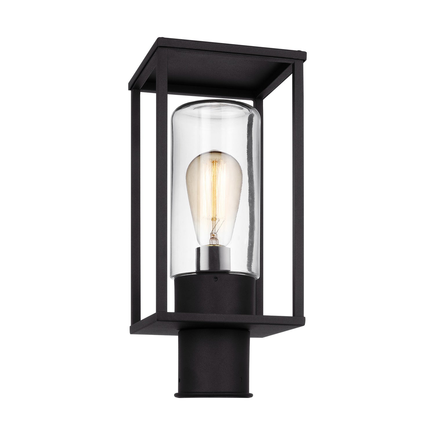 Visual Comfort Studio - 8231101-12 - One Light Outdoor Post Lantern - Vado - Black