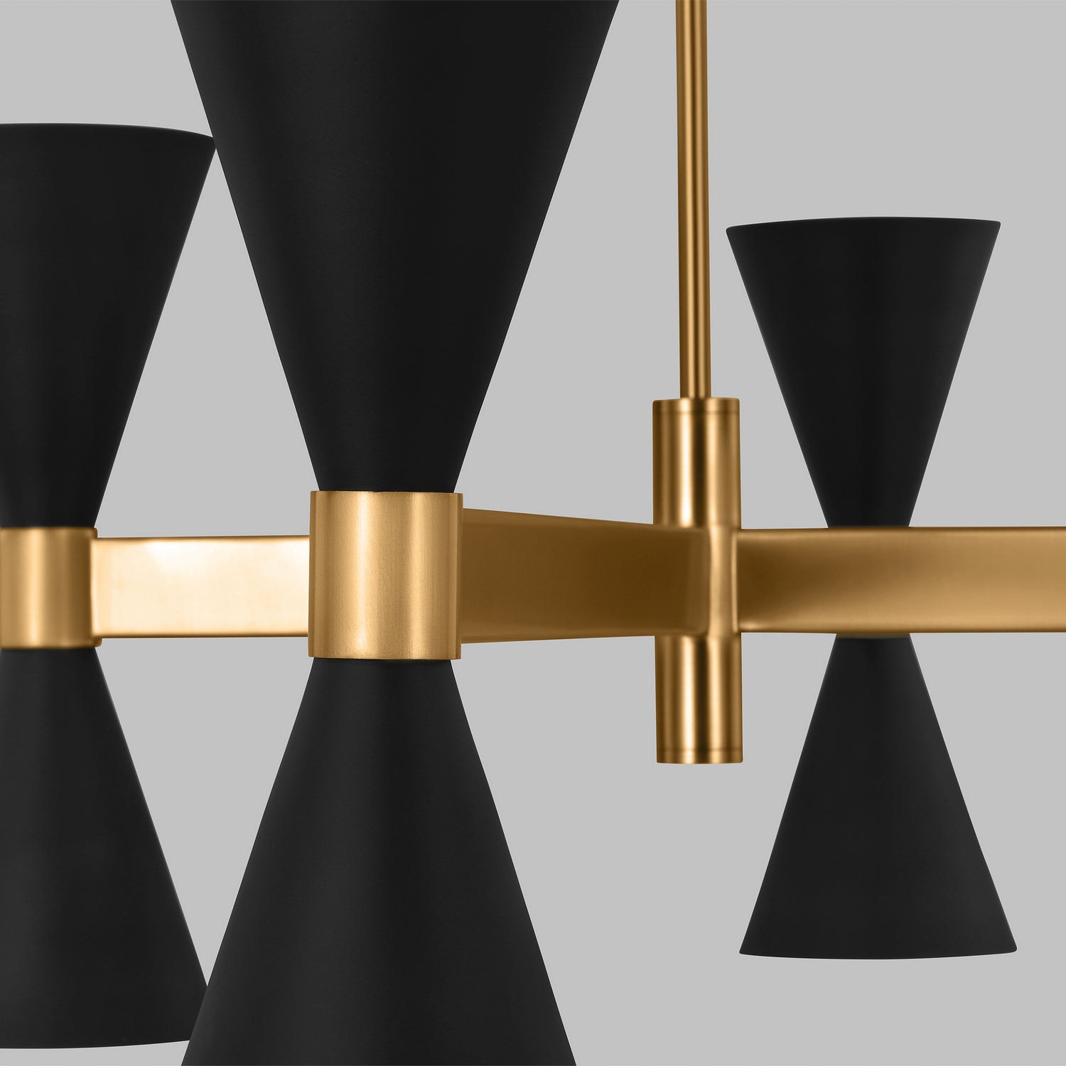 Visual Comfort Studio - AEC1068MBK - Eight Light Chandelier - Albertine - Midnight Black