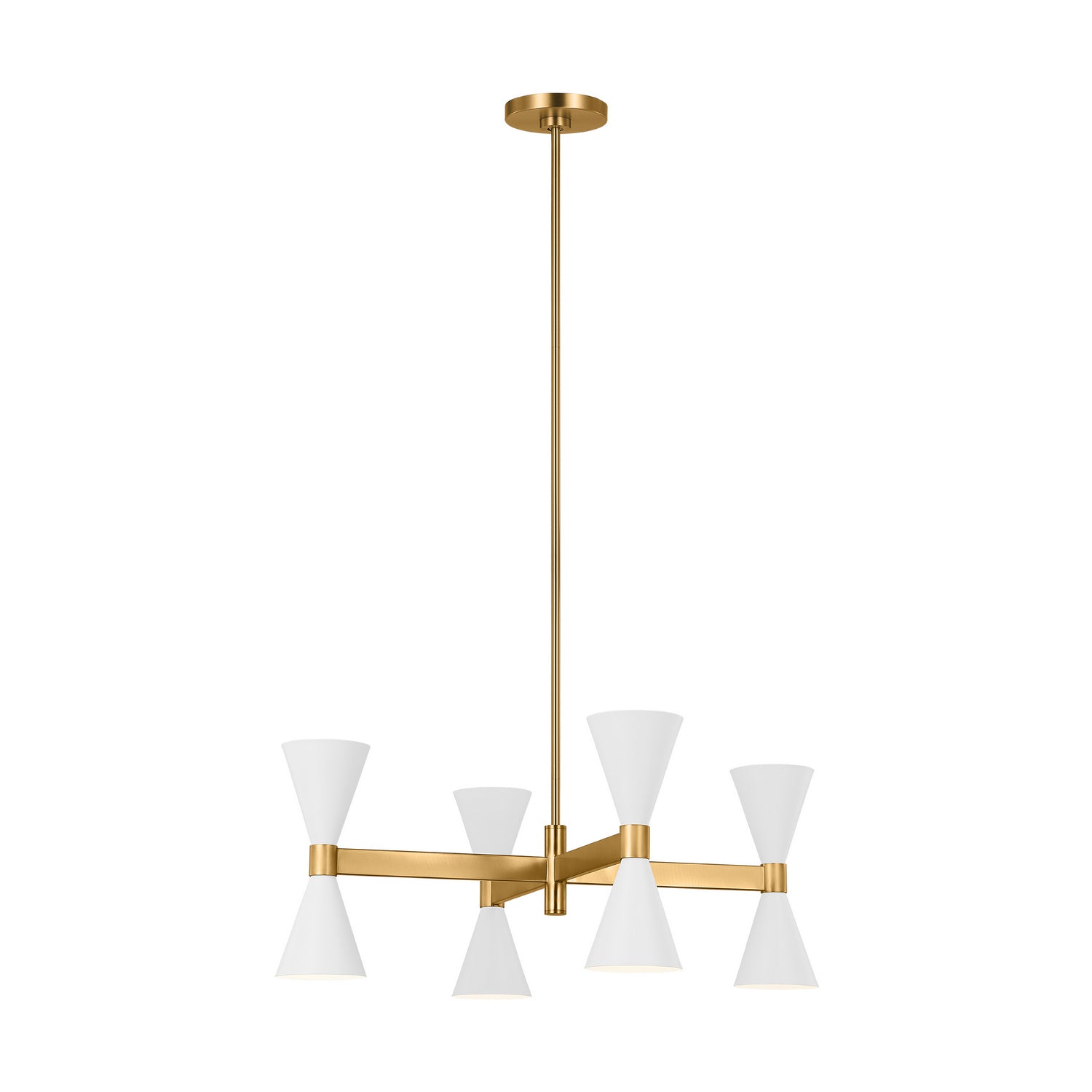 Visual Comfort Studio - AEC1078MWT - Eight Light Chandelier - Albertine - Matte White