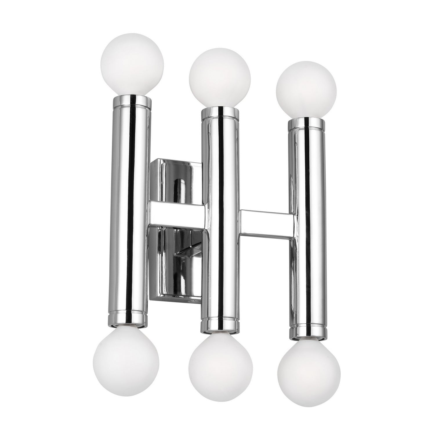 Visual Comfort Studio - TW1146PN - Six Light Wall Sconce - Beckham Modern - Polished Nickel