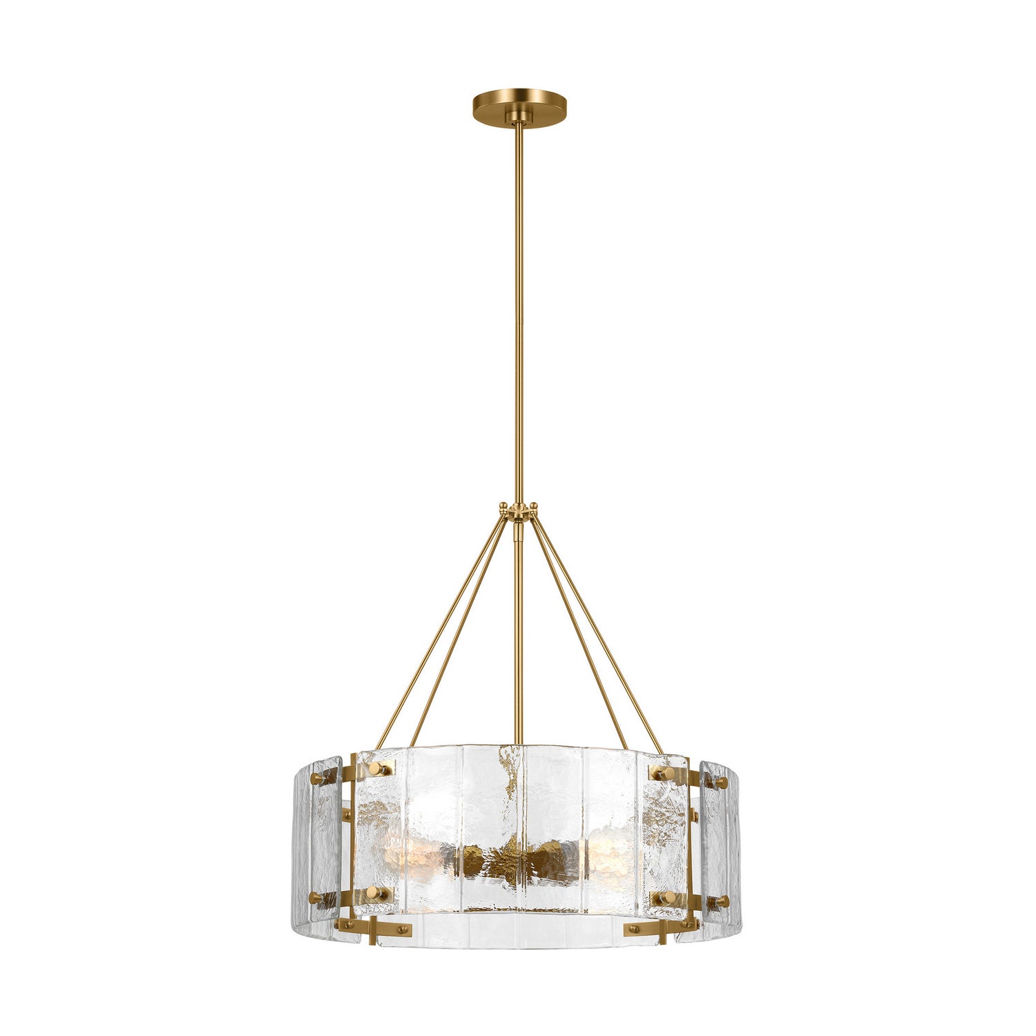 Visual Comfort Studio - AP1234BBS - Four Light Chandelier - Calvert - Burnished Brass