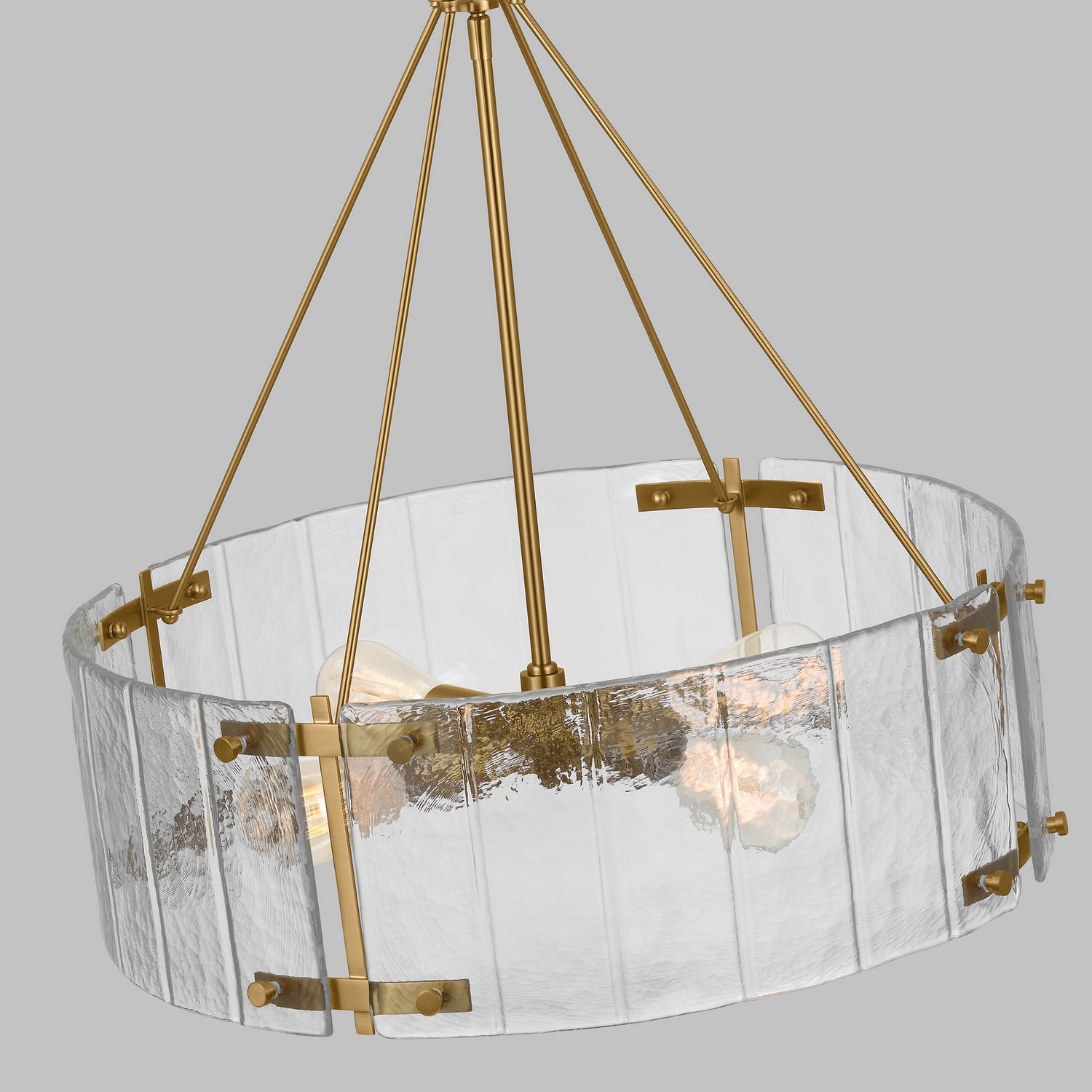 Visual Comfort Studio - AP1234BBS - Four Light Chandelier - Calvert - Burnished Brass