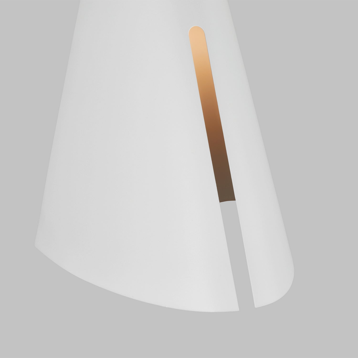 Visual Comfort Studio - KW1141MWTBBS-L1 - LED Wall Sconce - Cambre - Matte White and Burnished Brass