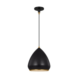 Visual Comfort Studio - TP1121AIBBS - One Light Pendant - Clasica - Aged Iron