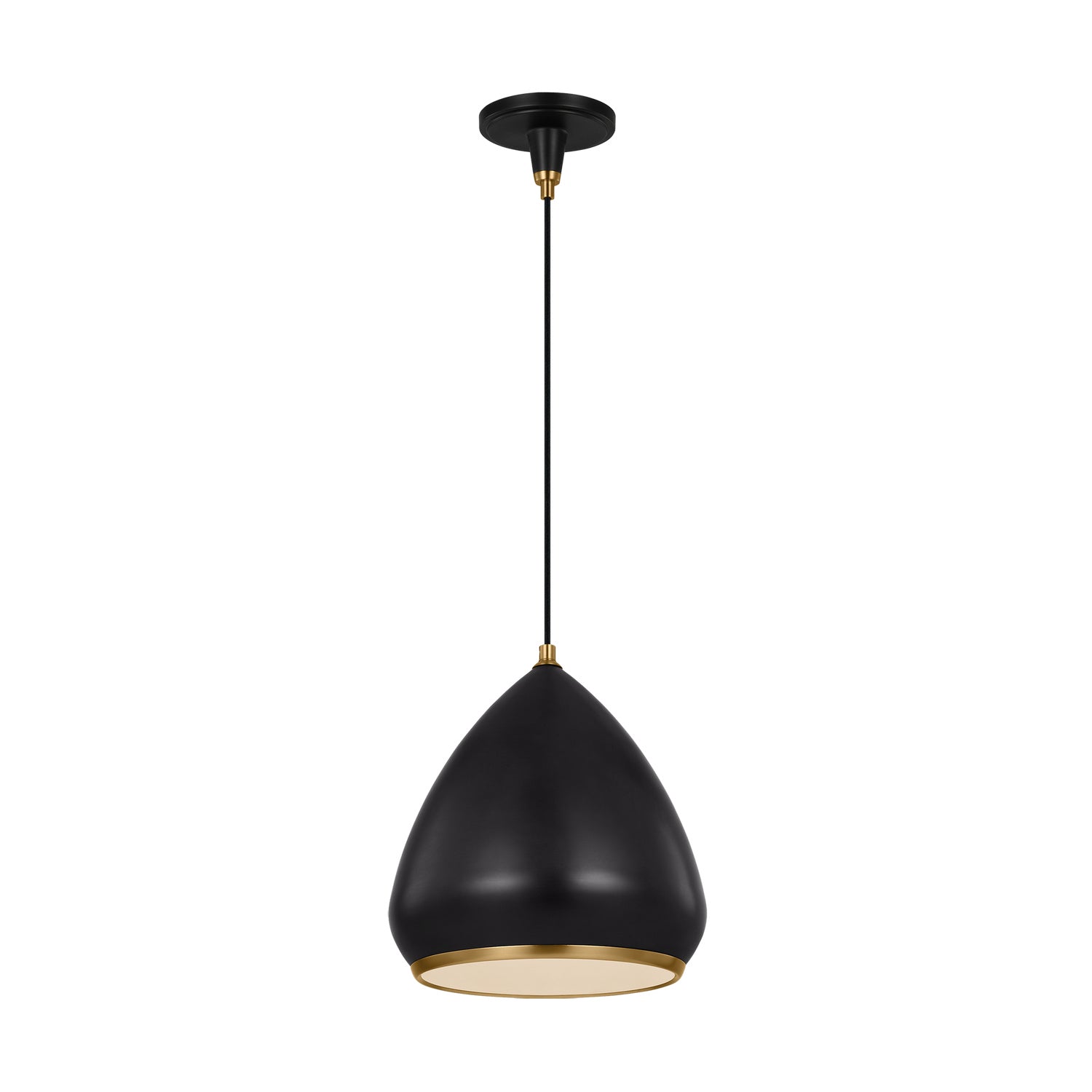 Visual Comfort Studio - TP1121AIBBS - One Light Pendant - Clasica - Aged Iron