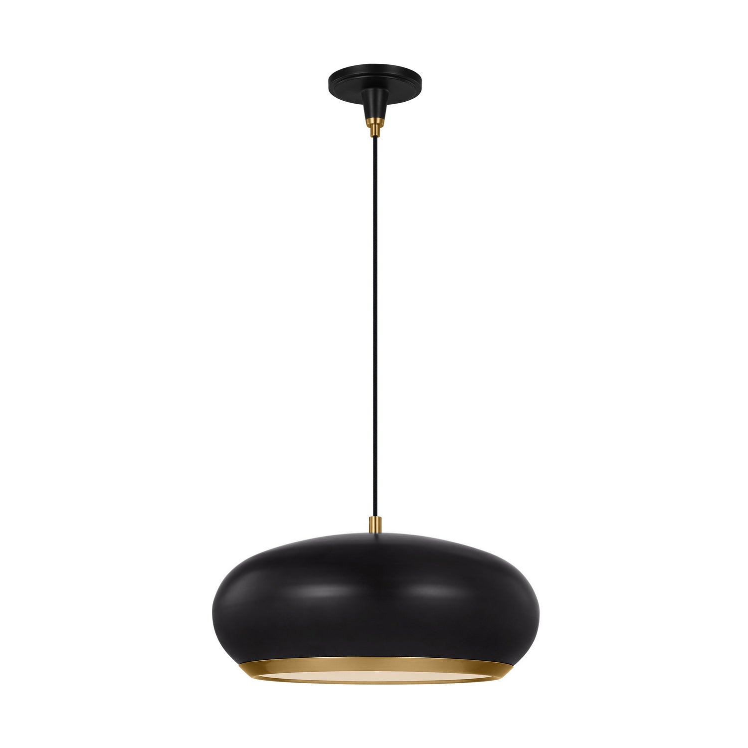 Visual Comfort Studio - TP1131AIBBS - One Light Pendant - Clasica - Aged Iron