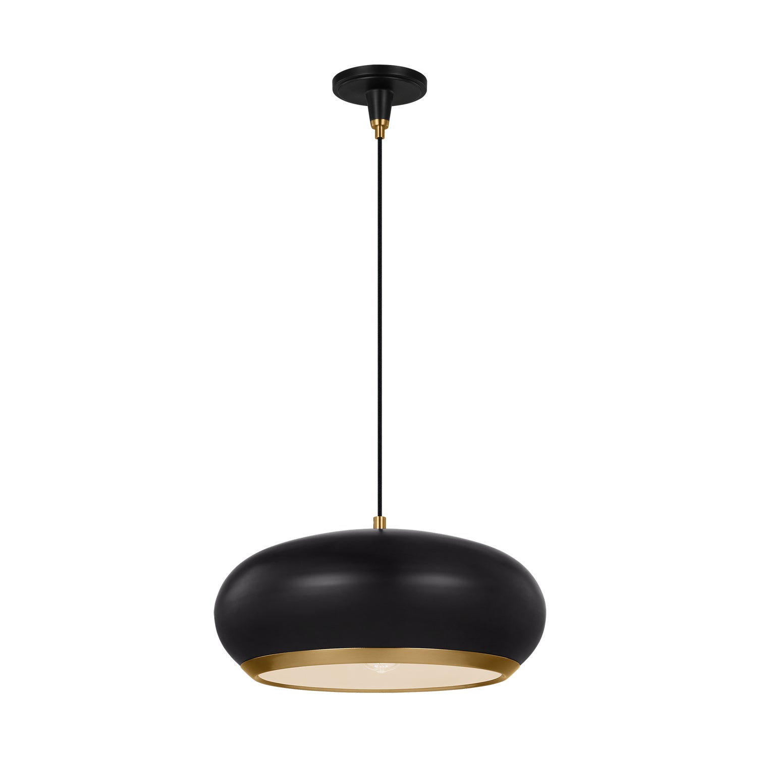 Visual Comfort Studio - TP1131AIBBS - One Light Pendant - Clasica - Aged Iron